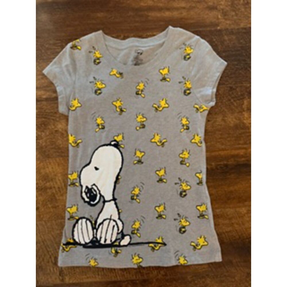 2011 Peanuts Snoopy & Woodstock Girls Graphic T-Shirt – Size M (7–9)